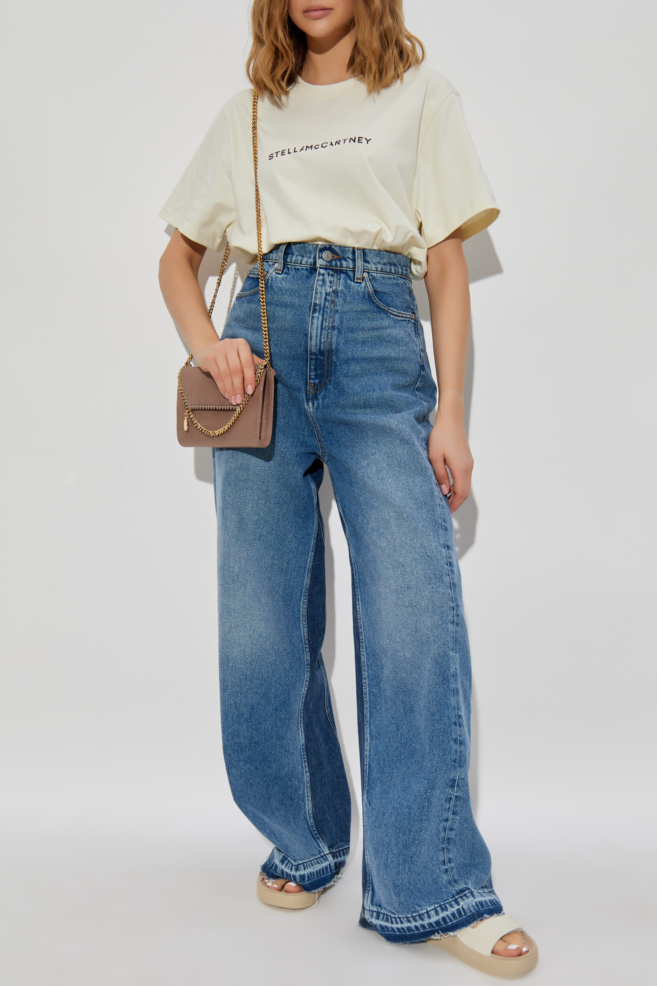 Tシャツ・カットソー Stella McCartney FW25 T-SHIRT WITH LOGO (6J0158 3SPY481000) Stella McCartney T-shirt with logo | Women's Clothing | Vitkac